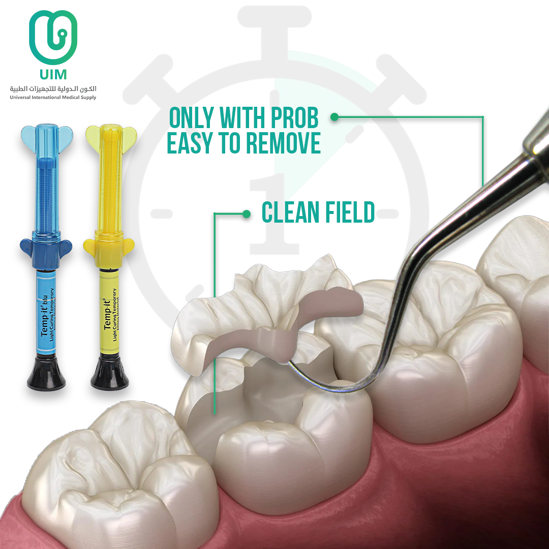 Temp it, Inlay , Onlay , Temporary filling light cure.Fermit System